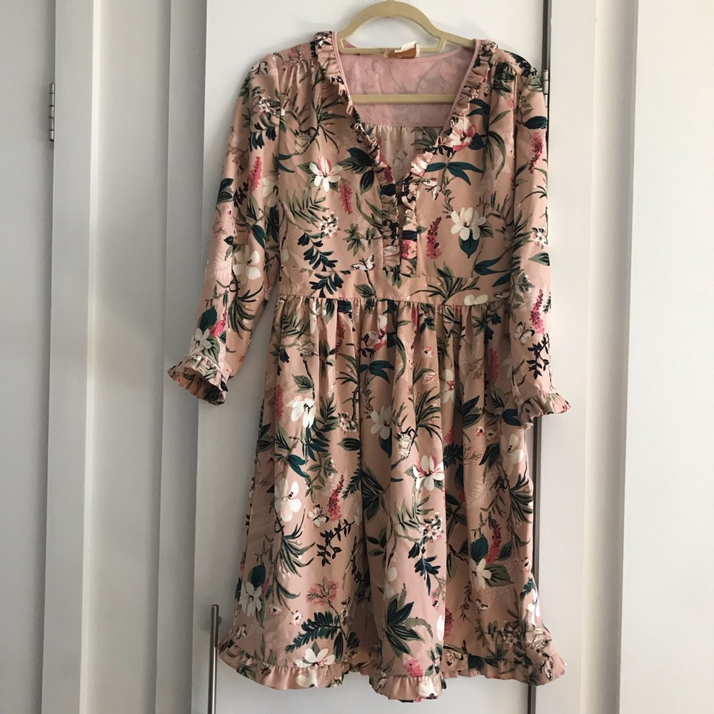 NWOT Kate Spade long sleeved floral dress